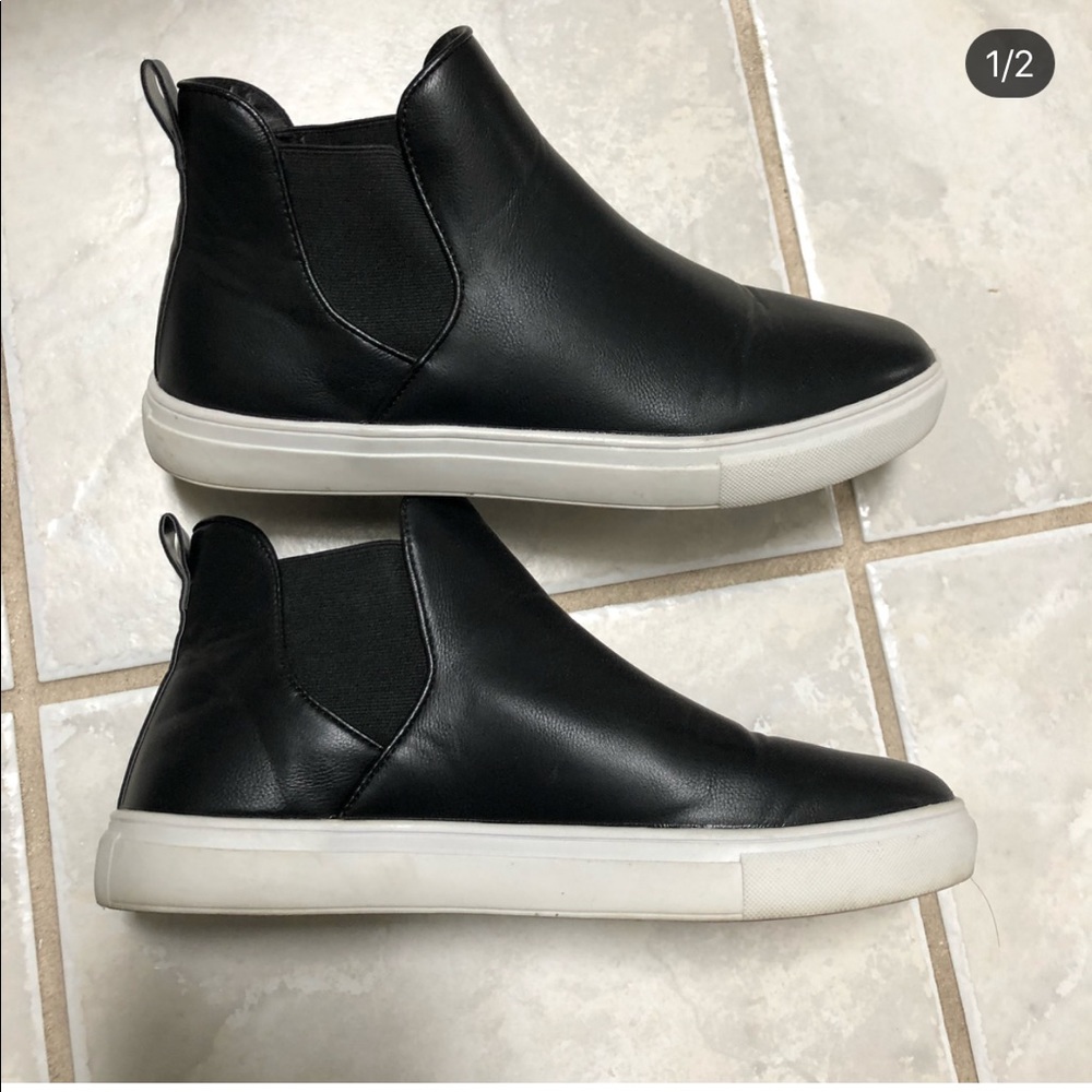 High top slip ons!